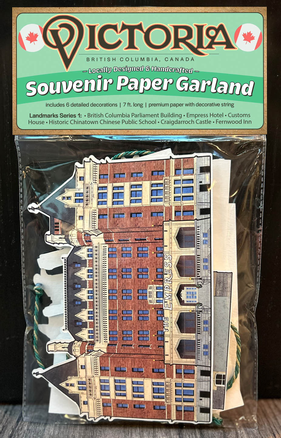 Victoria Souvenir Paper Garland—Series 1