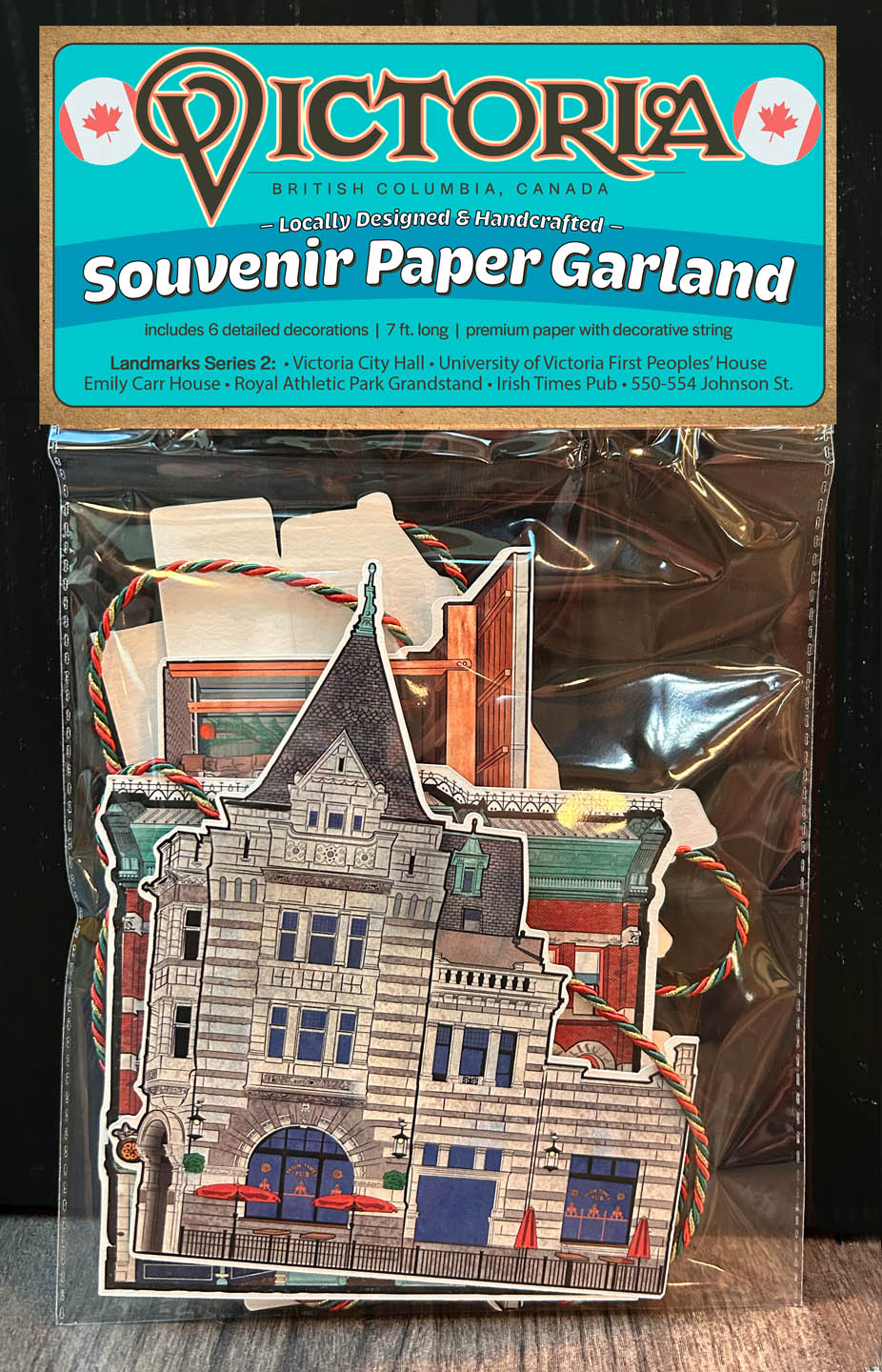 victoria_paper_garland_product_shot_black_background_series_two_web Victoria Souvenir Paper Garland—Series 2